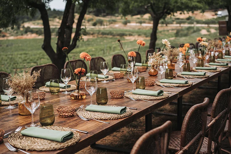 masia-cabellut-house-of-weddings-wedding-reception-table-vineyard-wedding-venue